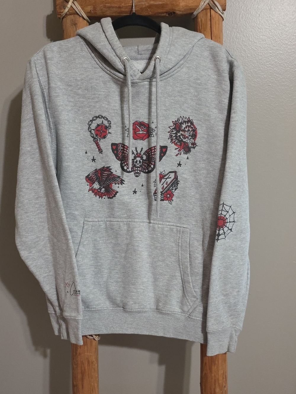 Girrlscout Tattoo Flash Hoodie
